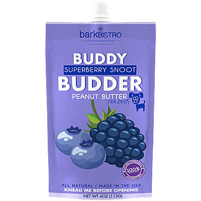 SuperBerry - Bark Bistro Buddy Budder 4oz Squeeze